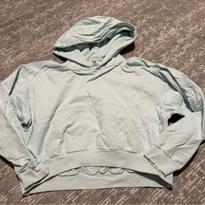 Boys Lie mine green cropped hoodie OS